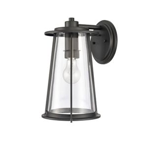 Kennison 13'' High 1-Light Outdoor Sconce - Matte Black 2