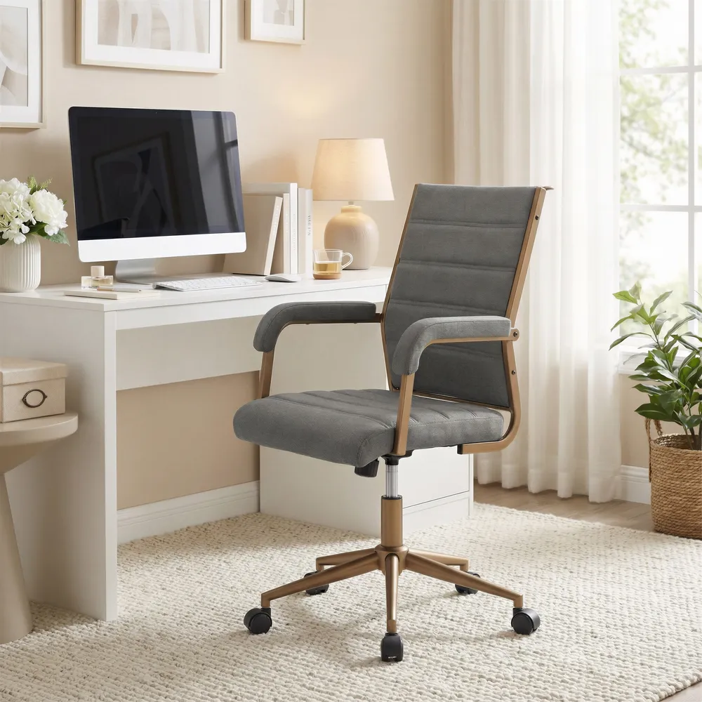 Auction Office Chair Gray
