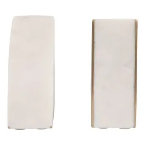 COREYFIELD SET OF 2 WHITE BOOKENDS 5 (IN) 5