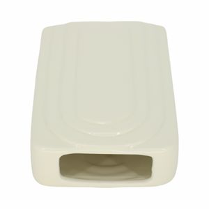 GRAYDONTON WHITE VASE 7 (IN) 7