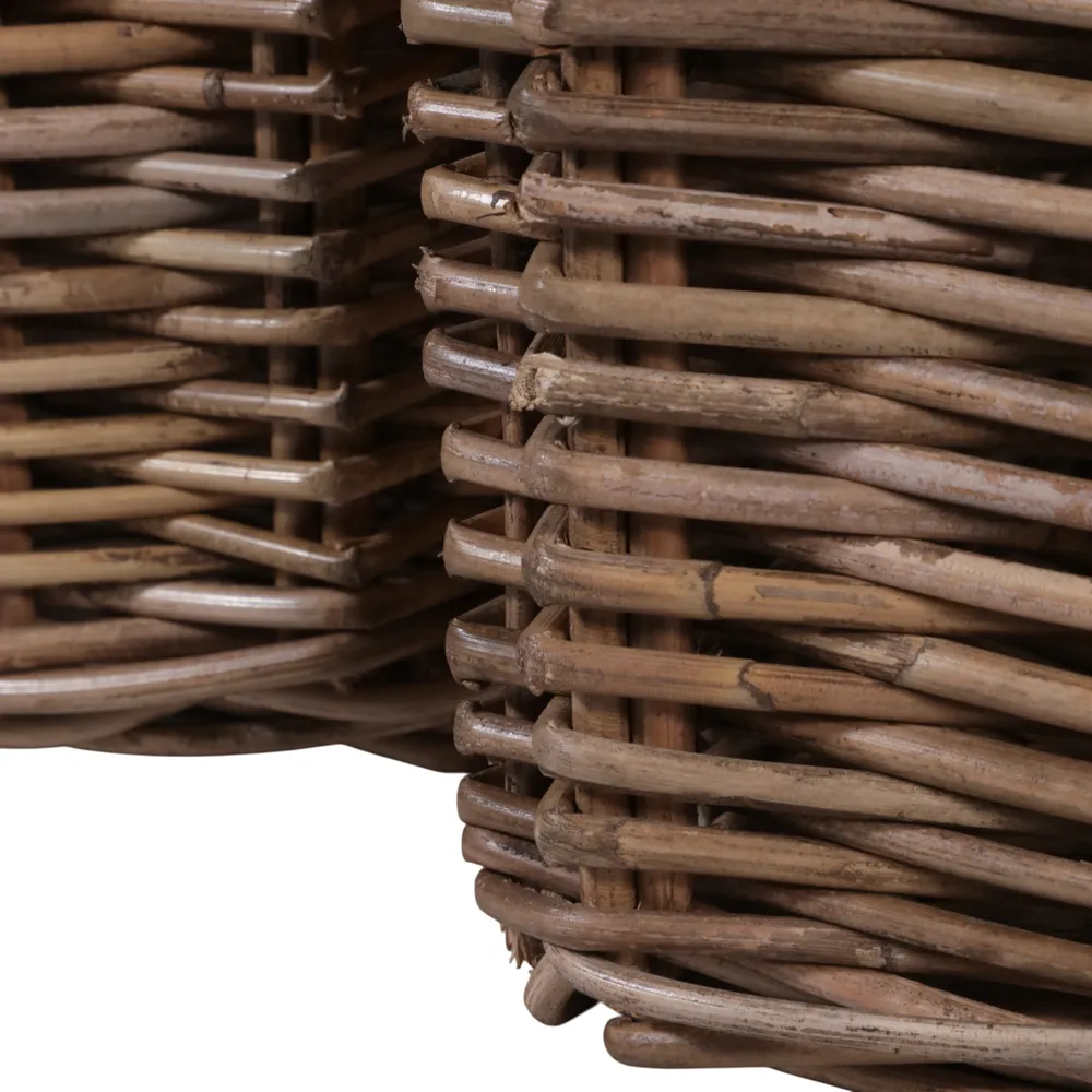 FULTONBROOK SET OF 2 BROWN STORAGE 23 (IN)