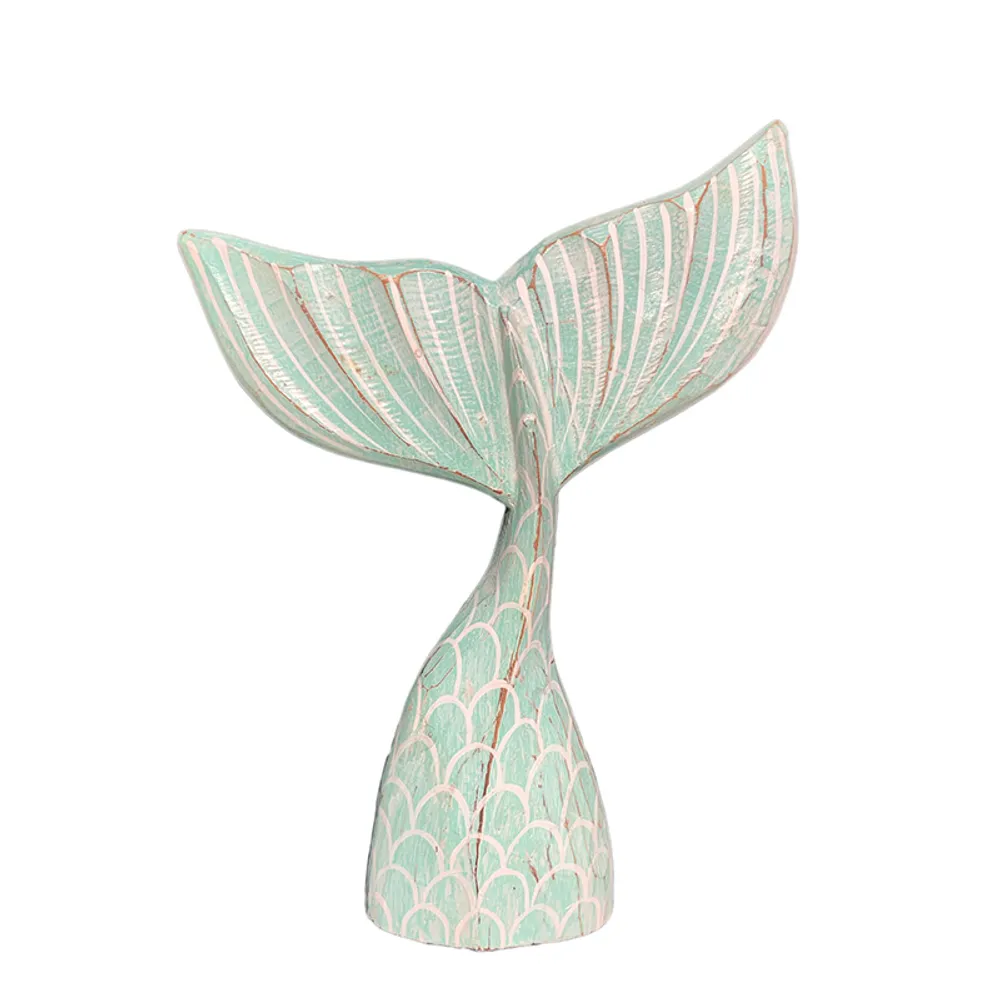 13-3/4" TURQUOISE MERMAID TAIL