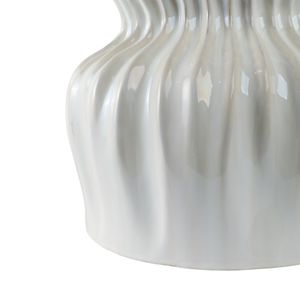 LEONAMILL WHITE GARDEN STOOL 19 (IN) 6