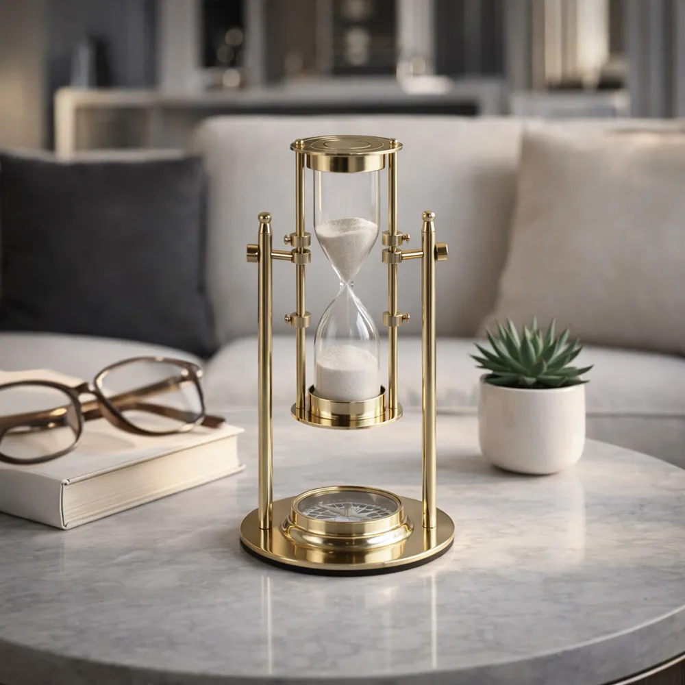 ESSEXHOLM GOLD HOURGLASS 8 (IN)