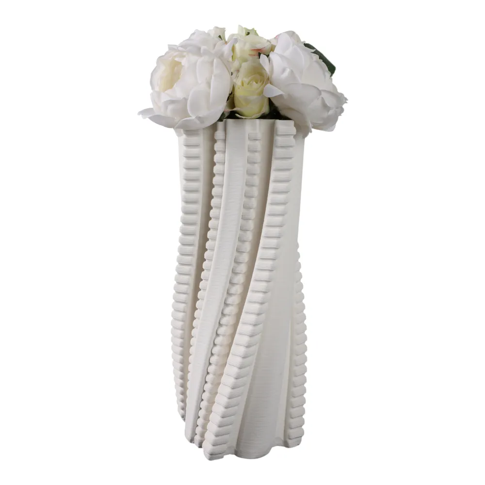 CALDERFIELD IVORY VASE 15 (IN)
