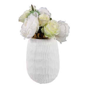 ADLERCREST WHITE VASE 9 (IN) 3