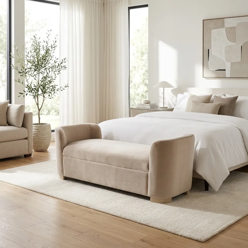 KELSEYMOOR IVORY BENCH 24 (IN)