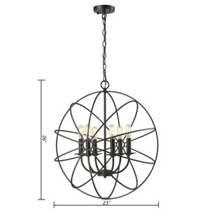 Yardley 23'' Wide 6-Light Chandelier - Oil Rubbed Bronze 2