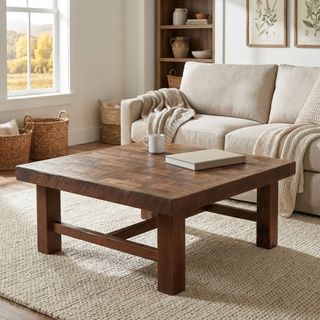 Barnwood Square Americana Coffee Table - 36-inch - Standard