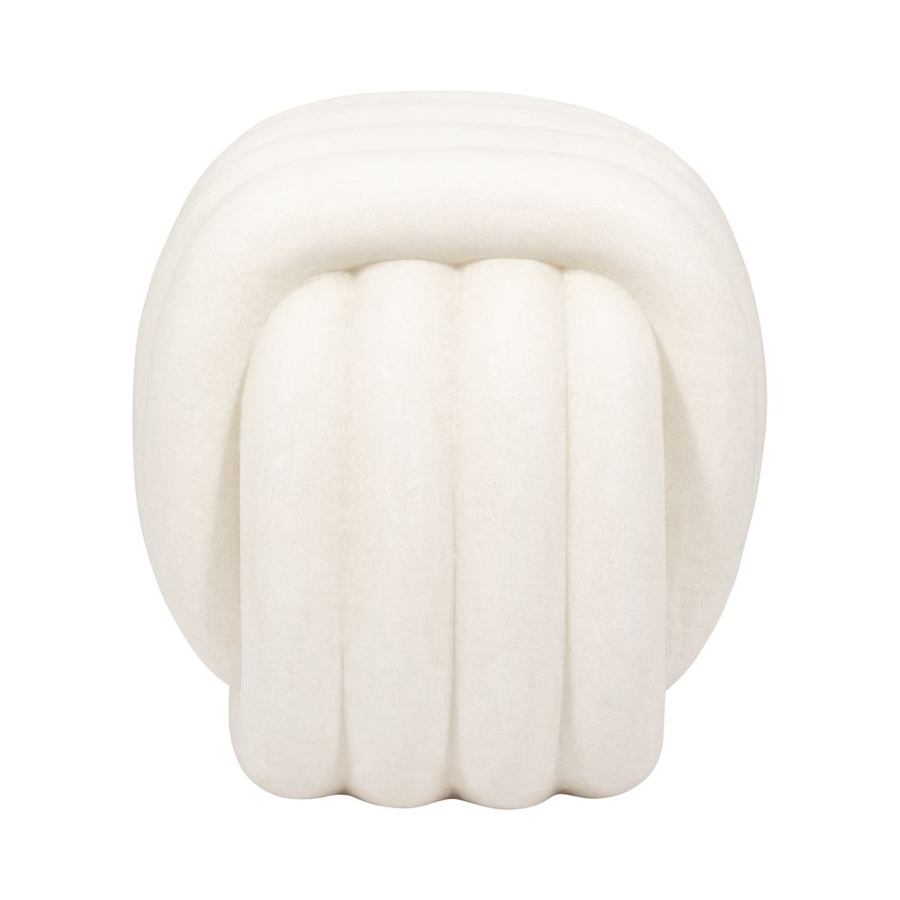 BRAEGATE WHITE STOOL 18 (IN)