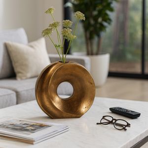 ELMONTSTONE BRONZE VASE 11 (IN) 11