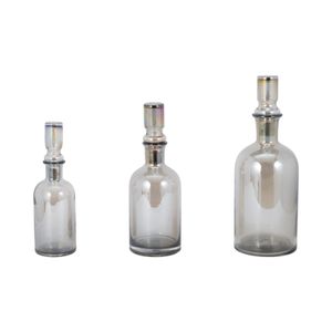 NORTONFIELD SET OF 3 GRAY VASES 16 (IN) 3