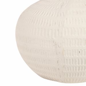 SAMSONLEY WHITE VASE 10 (IN) 5