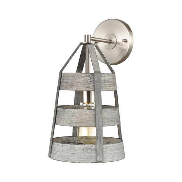 Brigantine 14'' High 1-Light Sconce - Weathered Driftwood