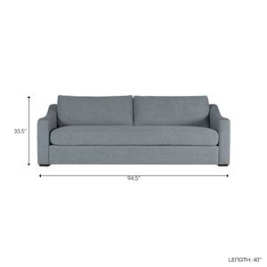 ROMANTON GRAY SOFA 95 (IN) 5
