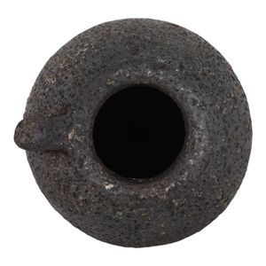 GLENPORT BLACK VASE 6 (IN) 9