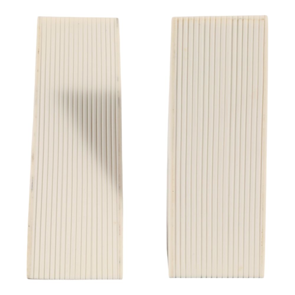 ROSSGATE SET OF 2 IVORY BOOKENDS 8 (IN)