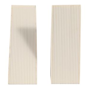 ROSSGATE SET OF 2 IVORY BOOKENDS 8 (IN) 6