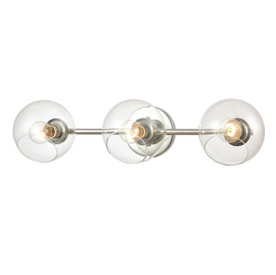 Claro 26″ Wide 3-Light Vanity Light - Polished Chrome