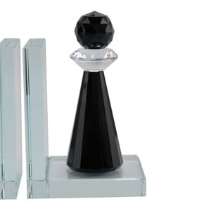 FORDPORT SET OF 2 BLACK BOOKENDS 7 (IN) 6