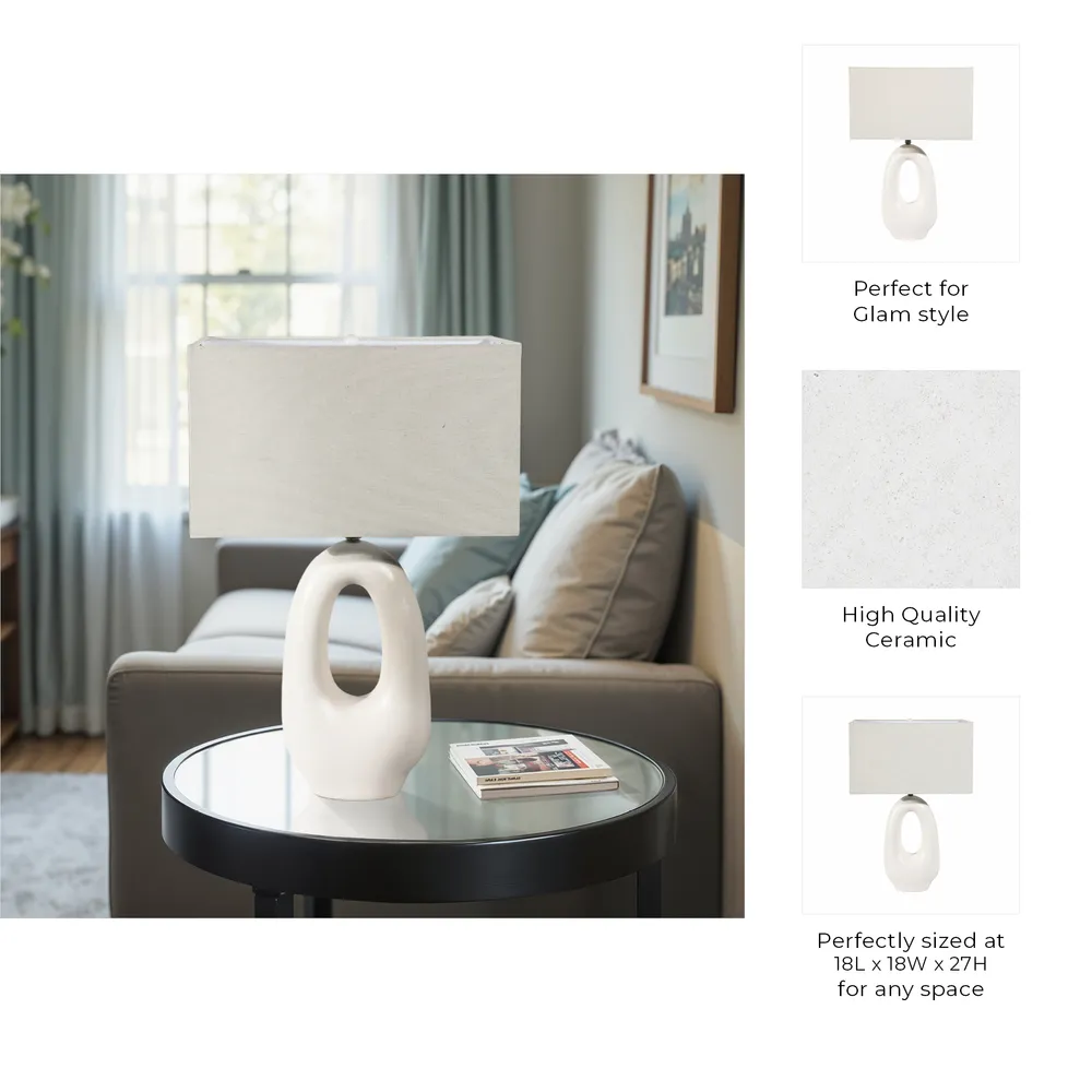 GAIGEWOOD WHITE LAMP 27 (IN)