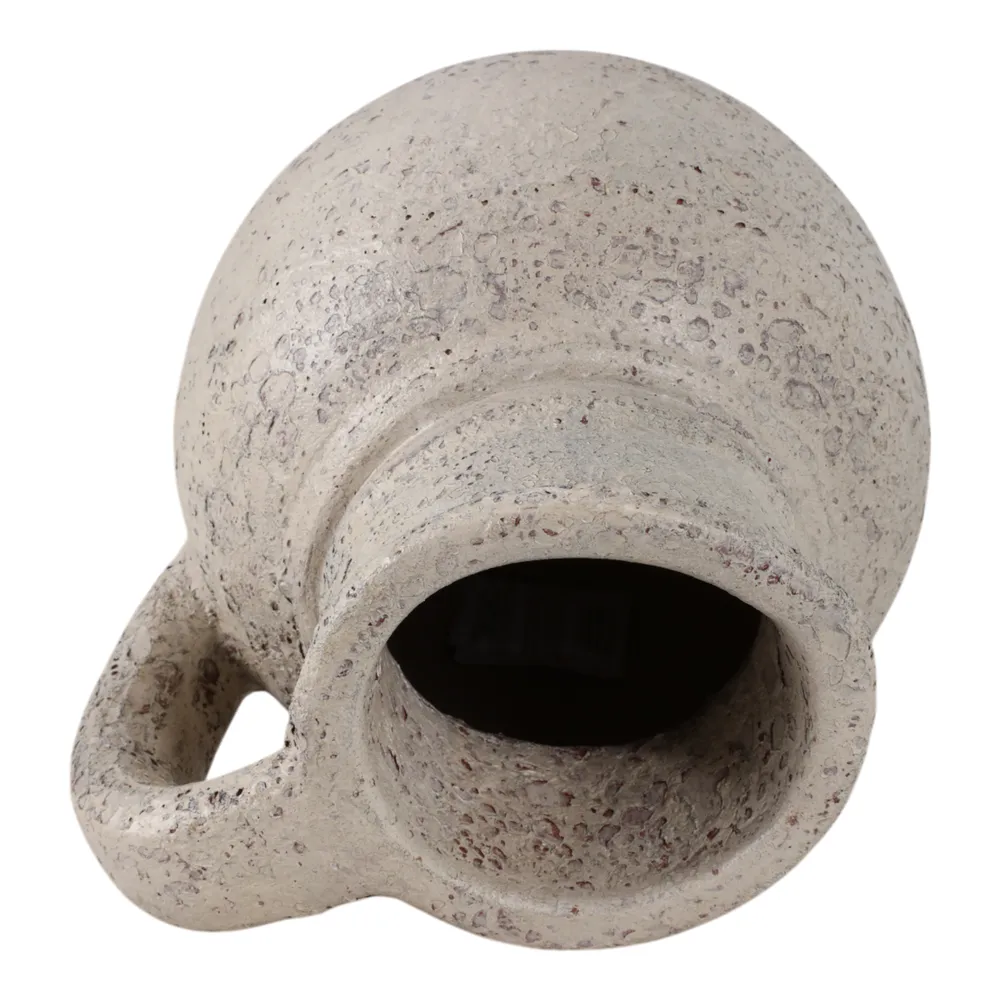 SHERMANGROVE WHITE VASE 9 (IN)