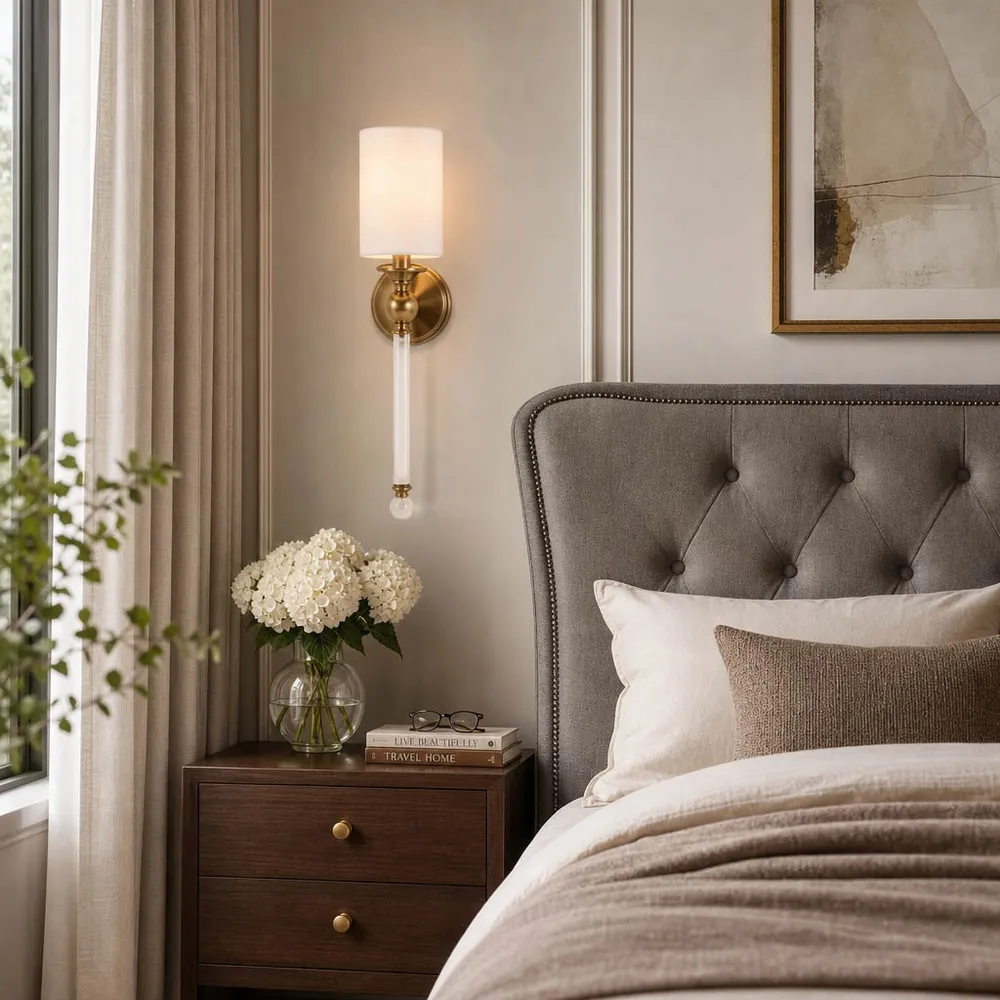 MILTONCLIFF CLEAR SCONCE 21 (IN)