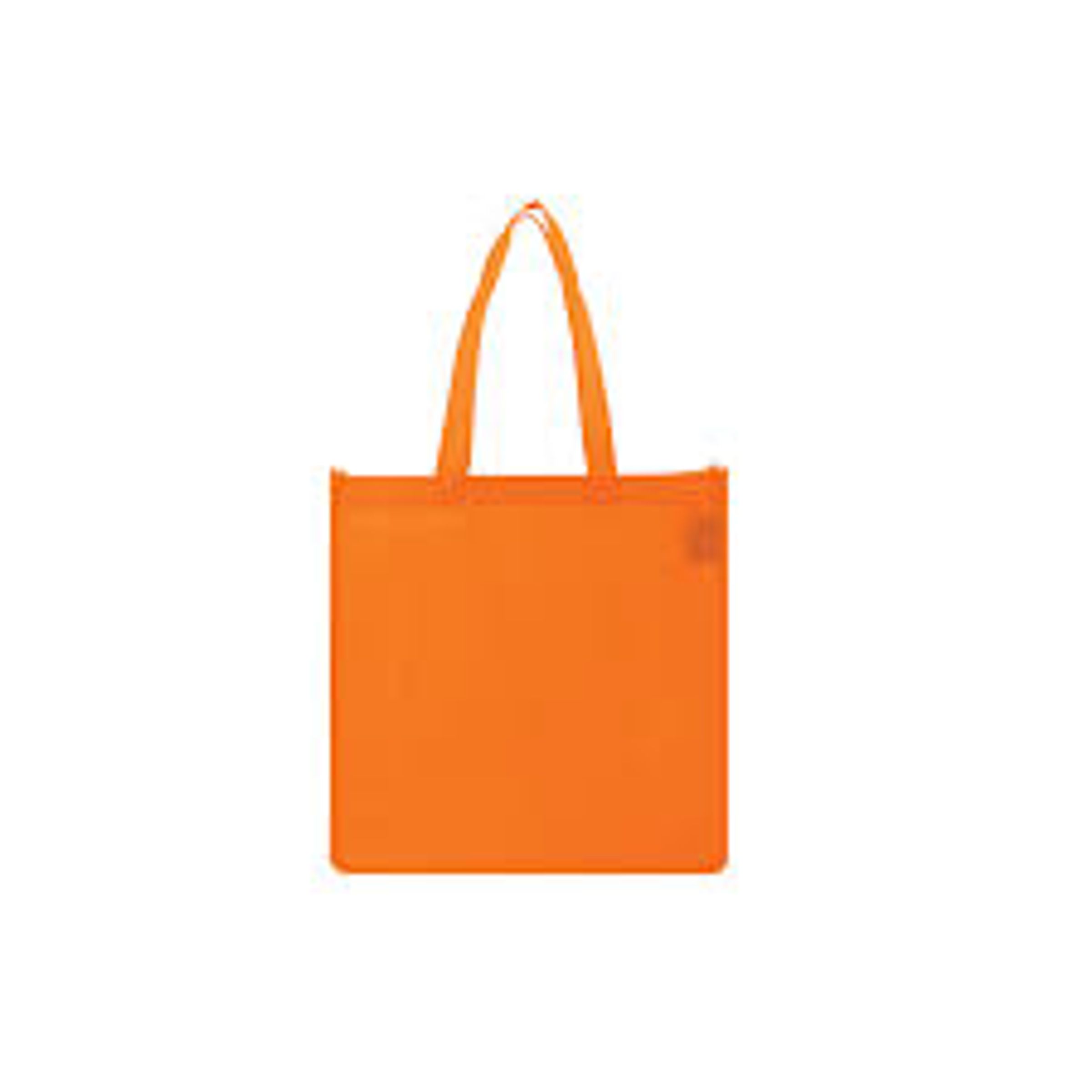 LARGE NONWOVEN PROMO TOTE - ORANGE