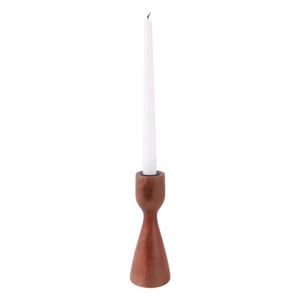 FARLEYSIDE BROWN CANDLE HOLDER 8 (IN) 3