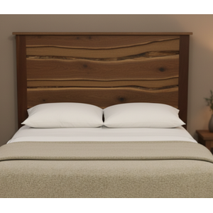 Heartland Walnut LIVE EDGE Headboard - Double 1