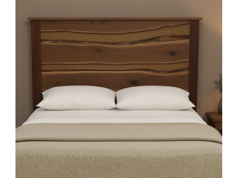 Heartland Walnut LIVE EDGE Headboard - Calif. King 1