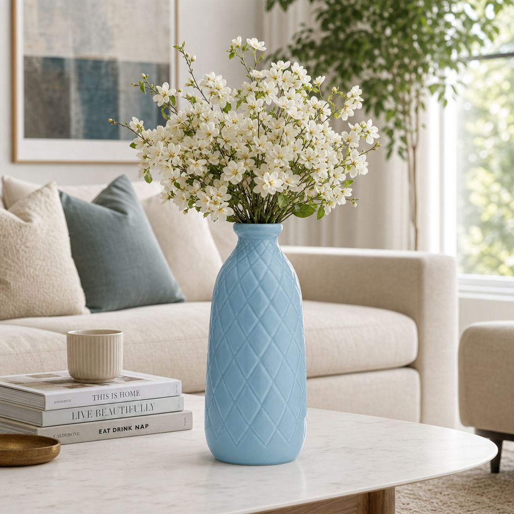 EMMONSFORD BLUE VASE 12 (IN)