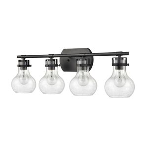 Salamanca 29'' Wide 4-Light Vanity Light - Matte Black 3