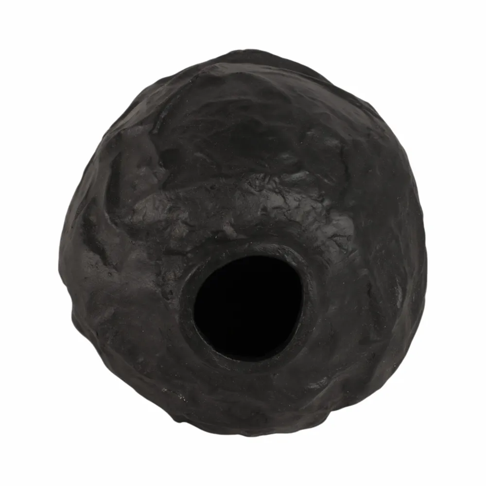 AXELLEY BLACK VASE 9 (IN)