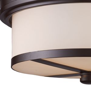 Noor 13'' Wide 2-Light Flush Mount - Oiled Bronze 3