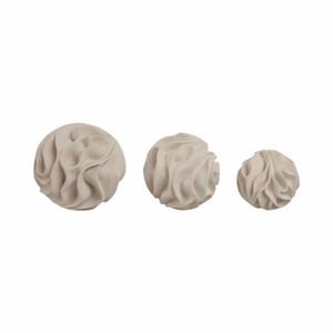 MILLERWELL SET OF 3 WHITE ORBS 6 (IN) 5