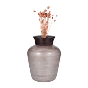 BAYWIND BROWN GLASS VASE 16 (IN) 5