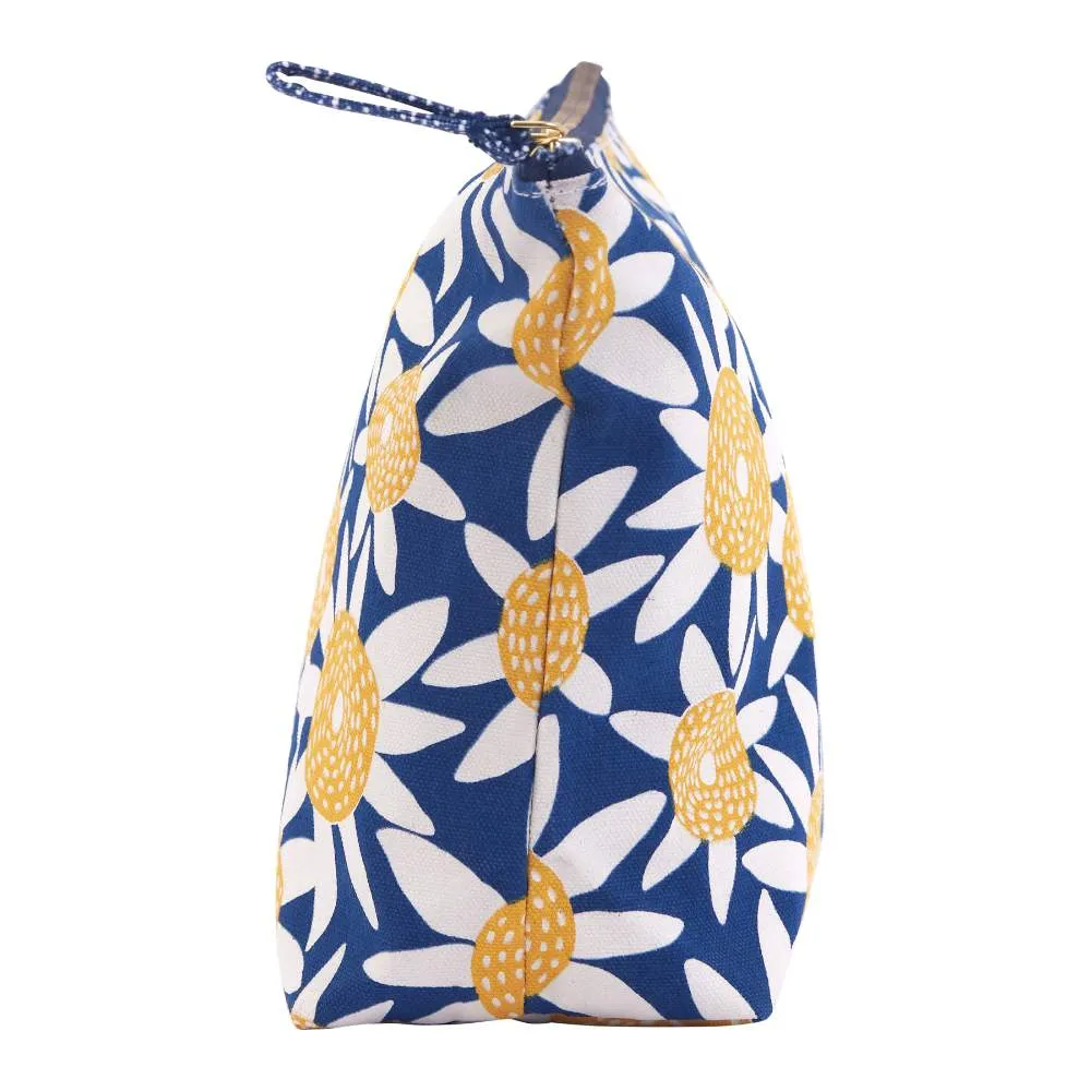 Straw Sunflower Yellow Large Essential Canvas Pouch