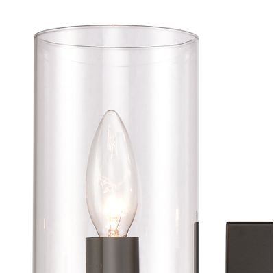Oakland 13.5″ Wide 2-Light Vanity Light - Black