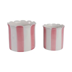 RAFESHAW SET OF 2 PINK PLANTER 7 (IN) 5