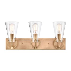 Gabby 23'' Wide 3-Light Vanity Light - Brass 3