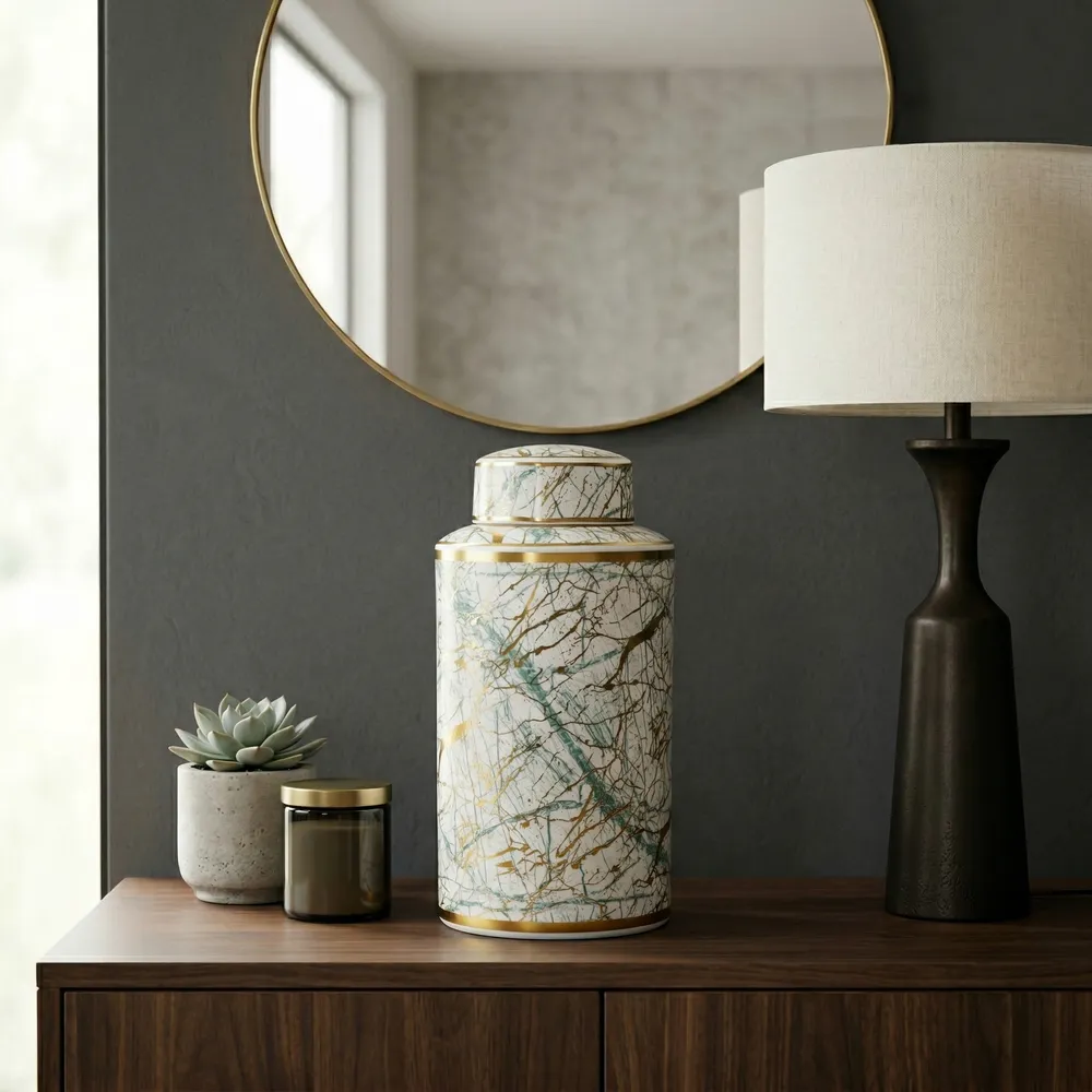 LOCHLAKE GREEN JAR 16 (IN)