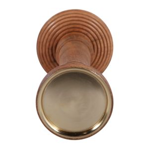 HACKETTRIDGE BROWN CANDLE HOLDER 13 (IN) 6