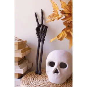 Cast Iron Skeleton Peace Sign 5