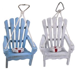 4-1/4" BEACH CHAIR CHRISTMAS ORNA 2-ASST 1