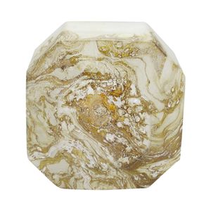 RAESTONE IVORY GLASS VASE 10 (IN) 8