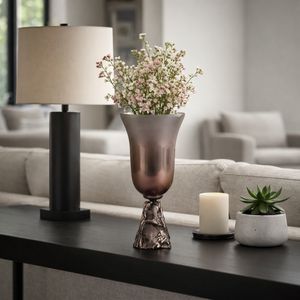 EVANDERCLIFF BRONZE GLASS VASE 15 (IN) 2