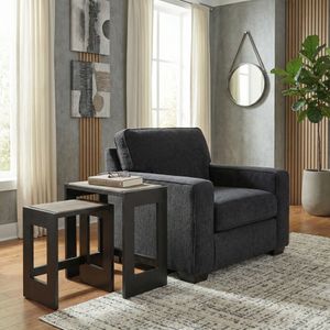 S/2 20/24"WENSTON ACACIA WD ACCENT TBLES,BRWN 2BXS 11