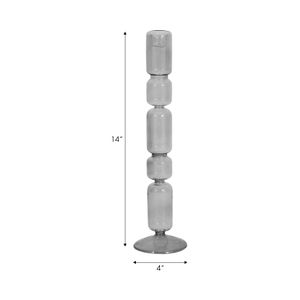HENDONVALE BLACK CANDLE HOLDER 14 (IN) 8