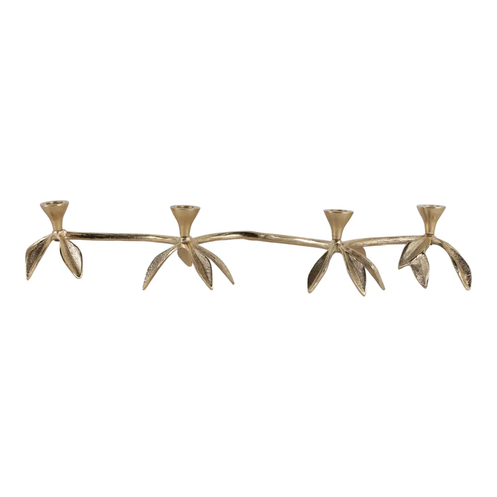 GRADYVIEW GOLD CANDLE HOLDER 5 (IN)